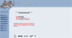 Desktop Screenshot of batterijtje.nl